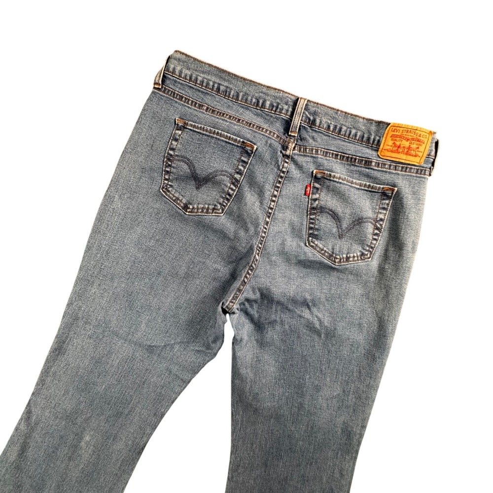 Levi's 512 Womens Slimming Bootcut Jeans Blue Perfectly‎ Slimming 20M